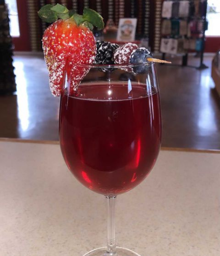 winterberry spritzer drink